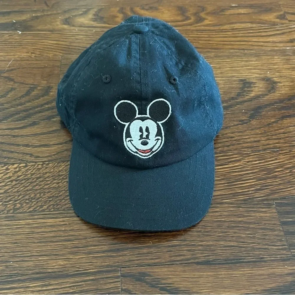 Disney Mickey Mouse Black Baseball Hat